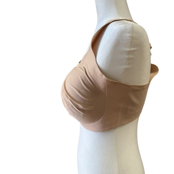Knix Revolution Shadow Mesh Bra Size 4XL in Sand Shapewear Smoothing Comfortable - Picture 6 of 10